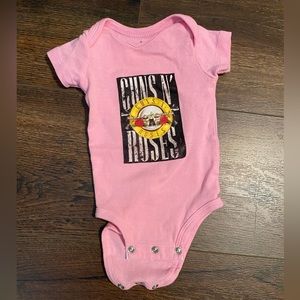 Guns and roses onesie